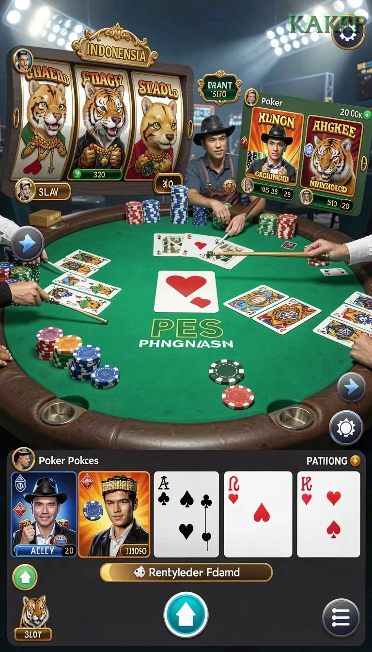 Cuplikan layar WAJAN4D — menu navigasi