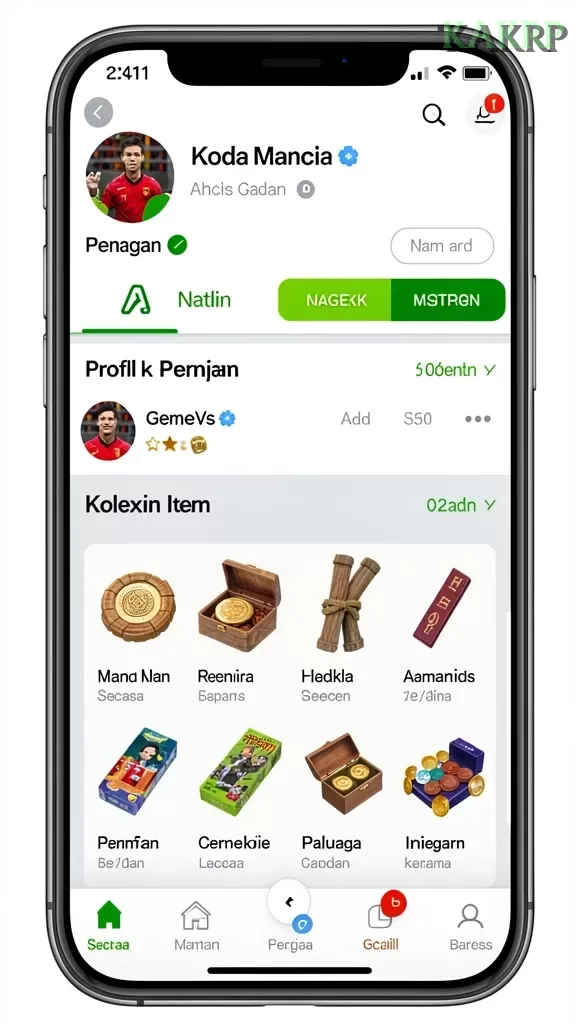 Cuplikan layar WAJAN4D — halaman utama